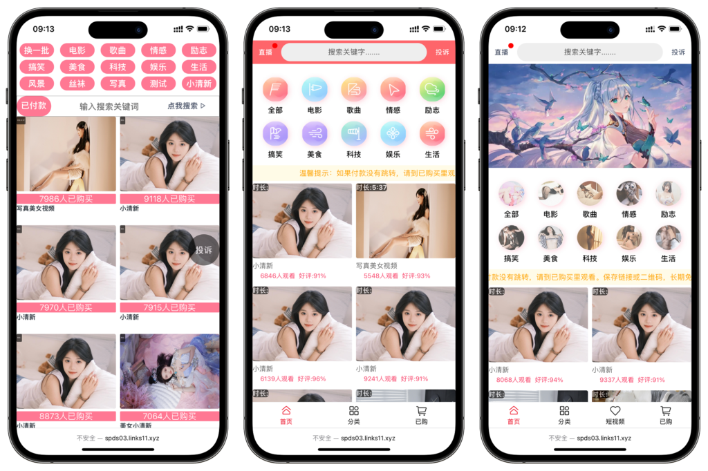 付费视频/打赏系统/影视付费/知识付费/色站插图