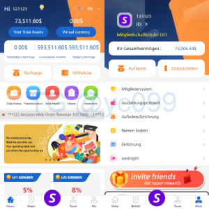 新版多语言抢单刷单系统/派单卡单/余额宝
