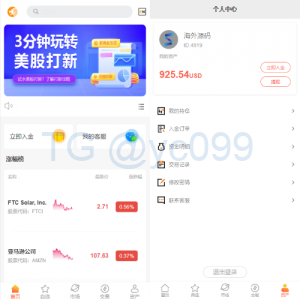 海外多语言股票系统/美股配资/微盘平仓买入卖出