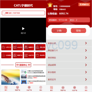 新版UI投资认购理财系统/投资众筹